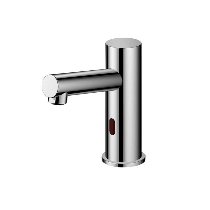 Robinet à capteur commercial sans contact à fixation sur le comptoir hygiénique, Chrome chrome