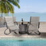 Ensemble de 2 chaises longues inclinables 59,7 "Urmila Patio