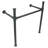 Kingston Brass Fauceture Stainless Steel Console Sink Legs
