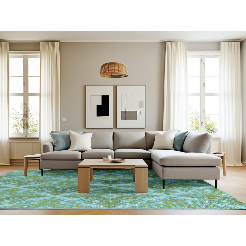 Abstract Indoor Rug, Rectangle 8' x 12'