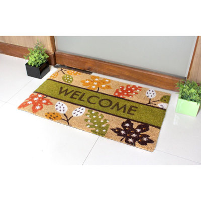 Stotfold Non-Slip Floral Doormat