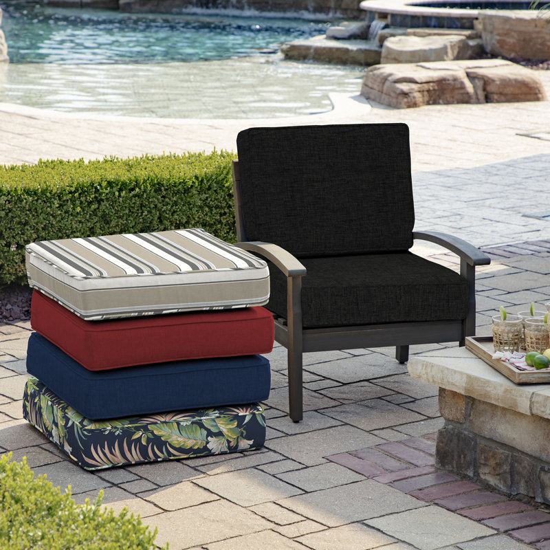 Coussin de chaise longue d'extérieur ARDEN ProFoam, Noir