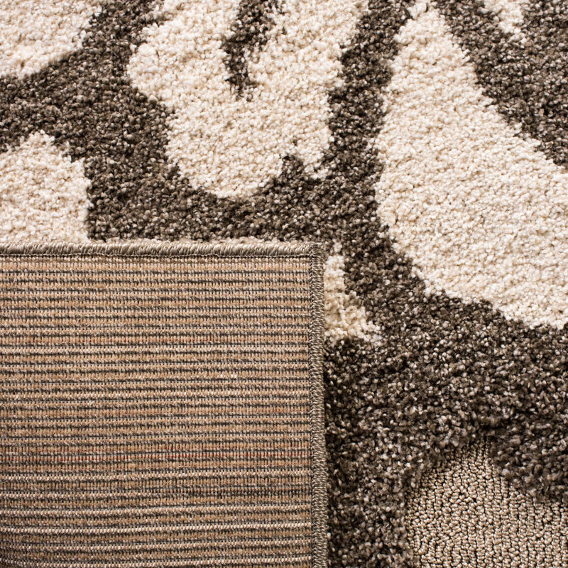 Caniesha Shag Performance Floral Rug, Square 5'