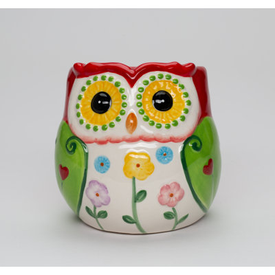 Small Owl Flower Pot