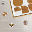 «Lost Shapes I», reproduction d'art sur toile par Art Remedy, cadre doré, 36 x 54-1462853995-1462853984
