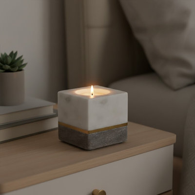 Roisin 6 cm H Stone Tabletop Tealight