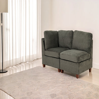 Ensemble modulaire - 2 pièces en gris