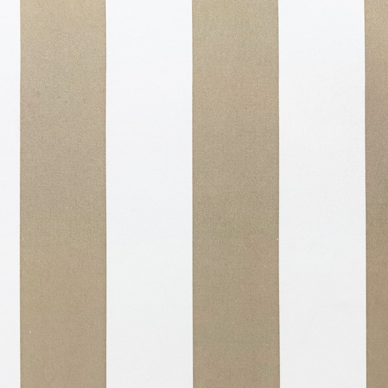 Bellver Seascapes Striped Semi-Sheer Outdoor Grommet Curtain Panels, 50" W x 84" L, Linen