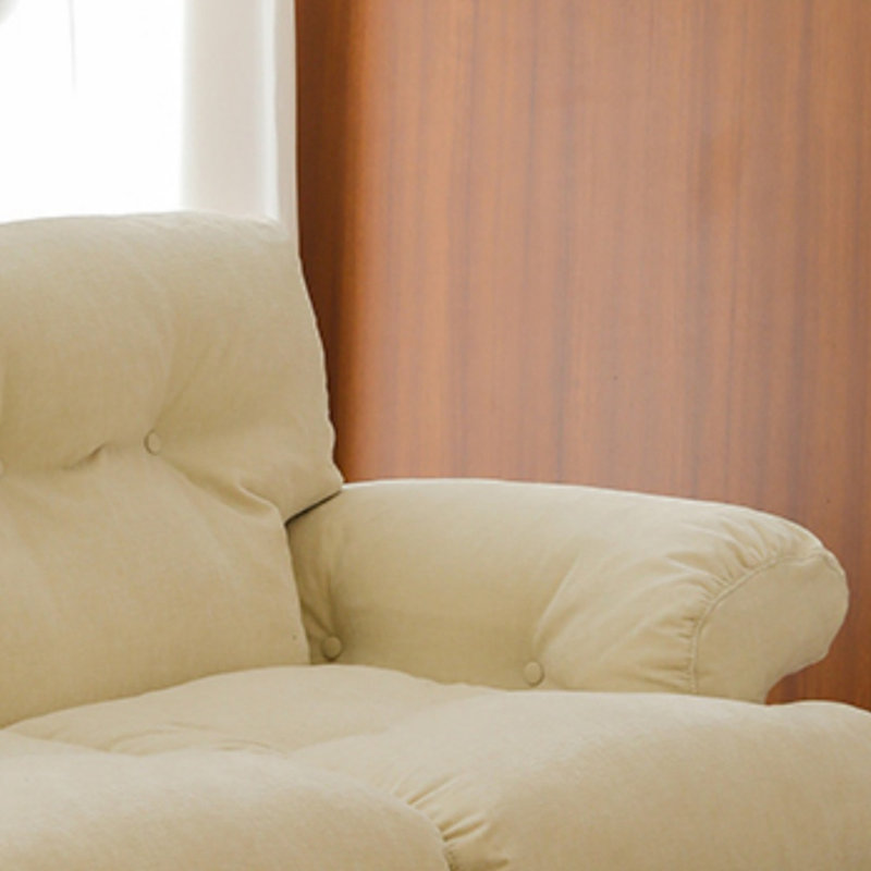 Canapé en chenille détachable et lavable, Blanc