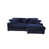 Fausse fourrure antique bleu marine est en rupture de stock