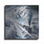  «Steam Train In White Winter» par Rey Klimt, art mural en métal-1284585975