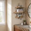 Lorenza 3 Piece Diamond Floating Shelf