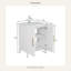 Freestanding Standard Single Vanity Bathroom Vanity With Ceramic Top