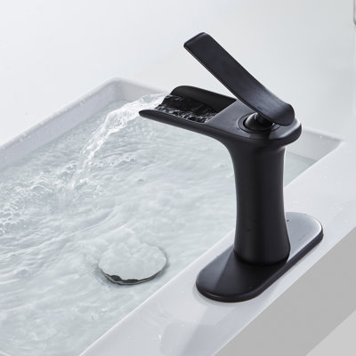 Mounting / Installation Required Single-handle Bathroom Faucet with Drain Assembly