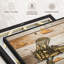 Caricature d'un avion sur toile-102858951