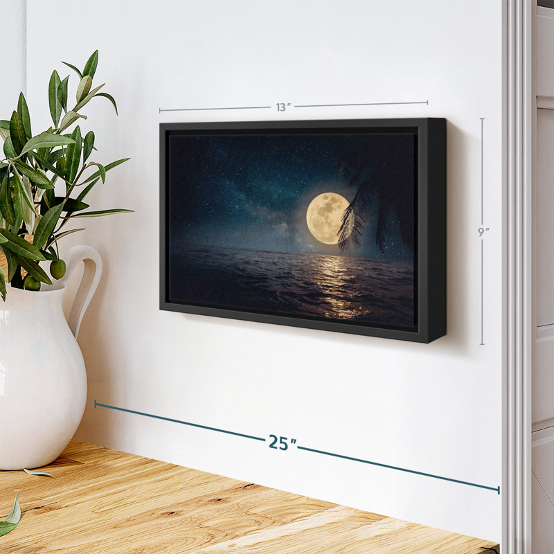 " Harvest Moon Canvas Print ", 9" H x 13" W