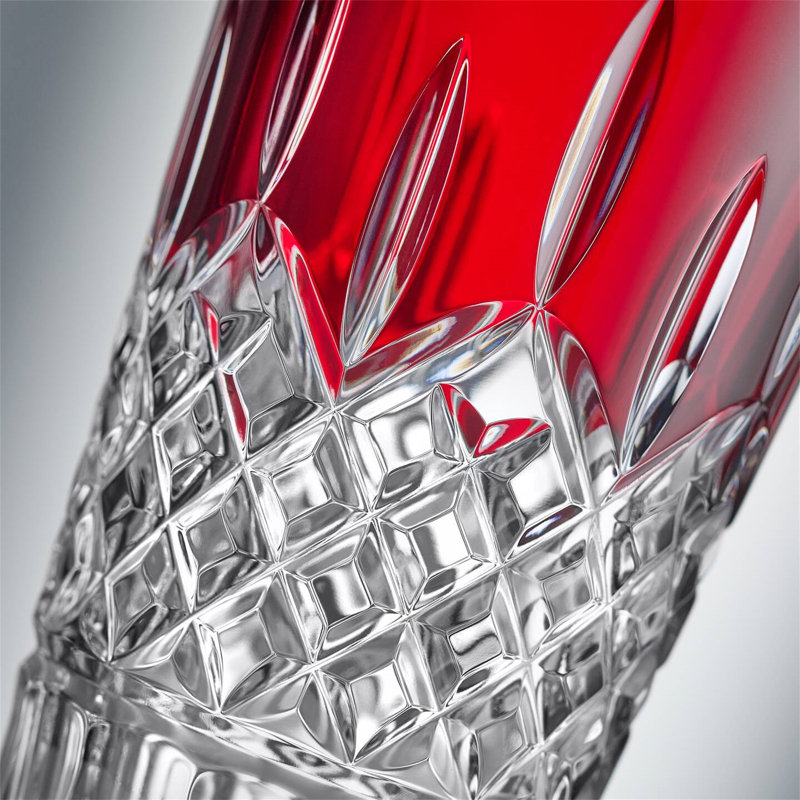 Waterford Lismore Red 10in Vase