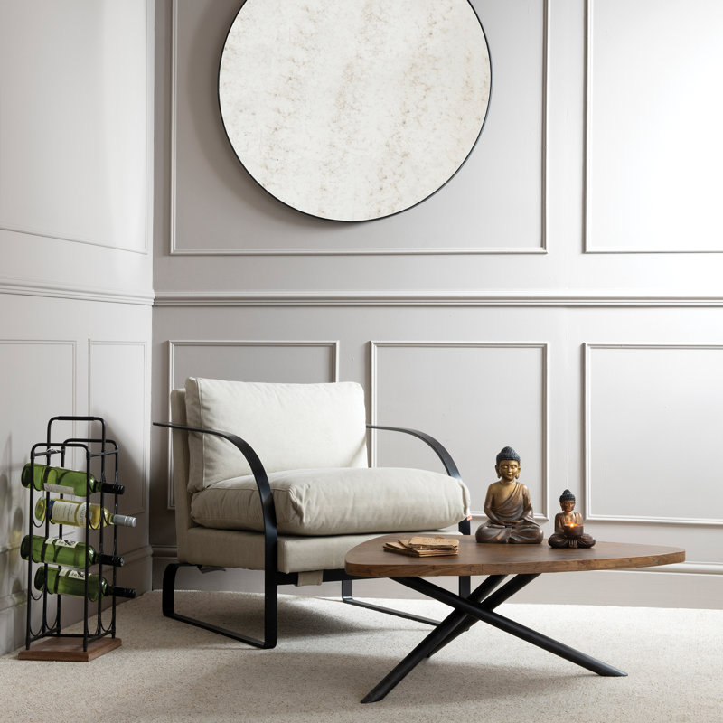 Caenada Metal Flat Wall Mirror