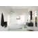 Aurora 30 in. x 58.25 in. Frameless Fluted Radius Single Fixed Bath Panel