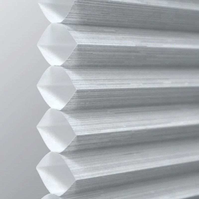Cordless Top Down Bottom Up Cellular Honeycomb Shade, 9/16" Single Cell, Light Filtering, Gray, 56"W x 72"L
