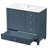 Velano  36-Inch Freestanding Vanity with Ceramic Sink MDF and Solid Wood Construction