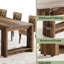 Table élégante en bois aux tons chauds, idéale pour les réunions de famille et les présentations professionnelles ; table de conférence transformable en table à manger, structure brun foncé