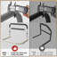 Collapsible Bed Rail for Elderly & Disabled, Adjustable Height 36.5-43.5cm Safety Grab Bar, Non-Slip Handle, Carbon Steel Frame for Home & Hospital Beds