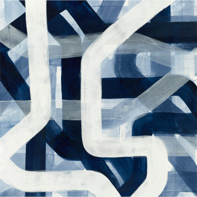 «Summer 2022 Transit 4», reproduction encadrée sur papier par Kyle Goderwis, H 24 po x l 24 po, Cadre photo noyer