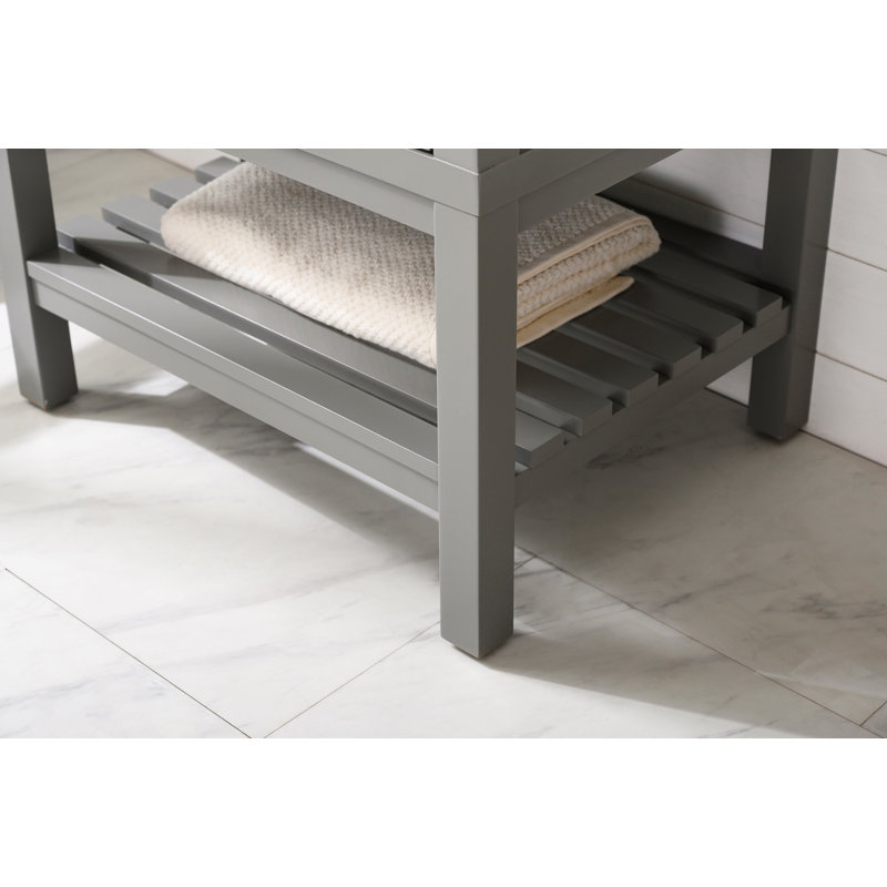 Ensemble de meuble-lavabo simple 24 po Bott, gris