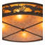 Rustic Lodge 4 - Light Flush Mount