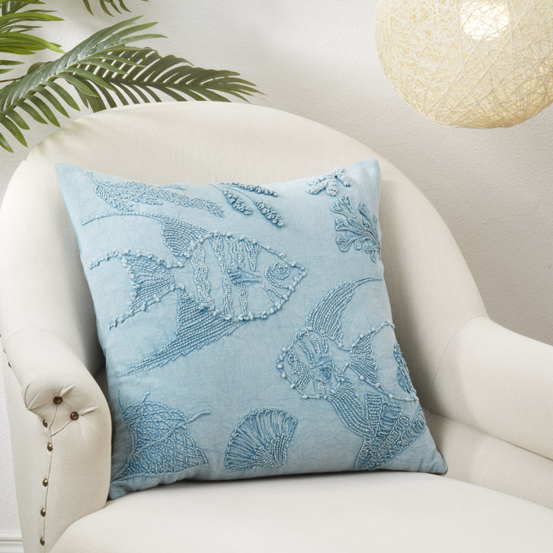 Halyard Collection Cotton Throw Pillow, Polyester