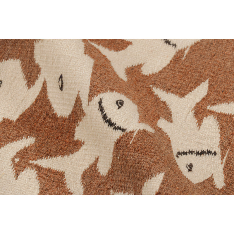 Rug & Kilim’S “Sky And Water II” M.C. Escher-Style Tapestry With Pictorials