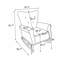 Chaise berçante en velours Jeffren-1304372248