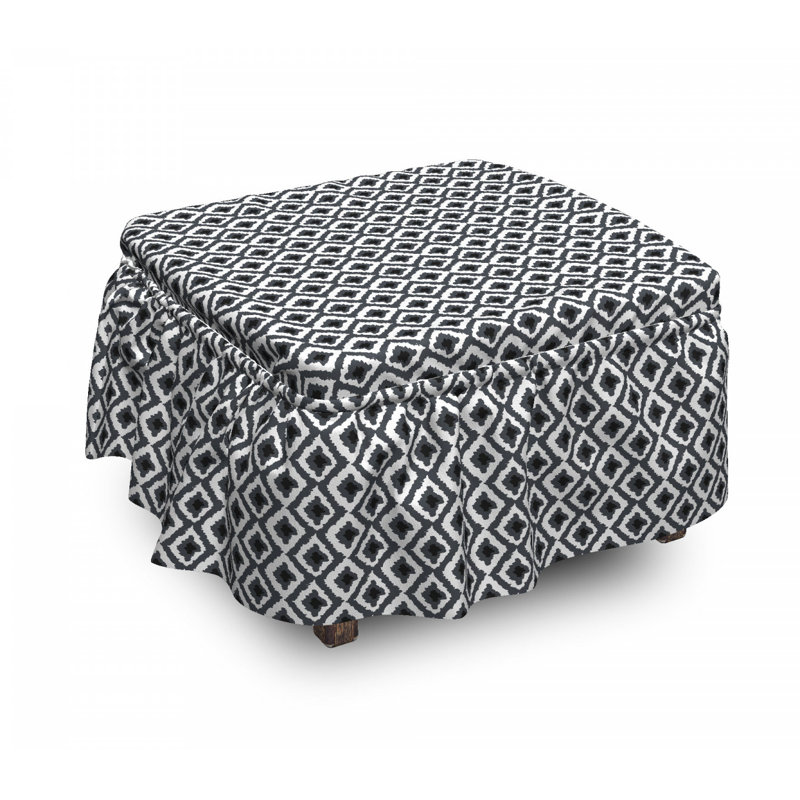 Housse pour repose-pieds Rhombus and Zigzags