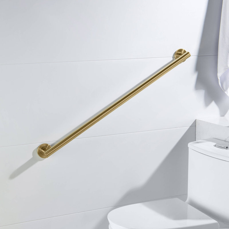 38.94'' Grab Bar, Brushed Brass