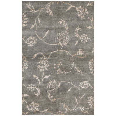 Wool Floral Area Rug