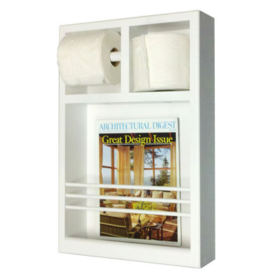 Porte-papier hygiénique Breaden Meridian On the Wall 13,25 po x l 20 po x P 3,5 po