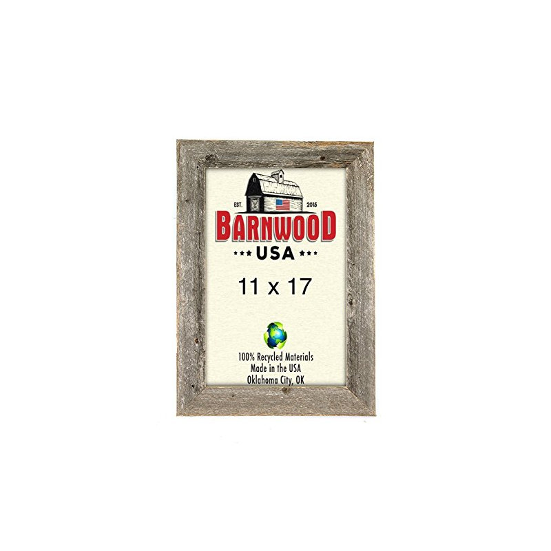 Fontaine Weathered Gray Wood Matte Picture Frame, 10" x 8"