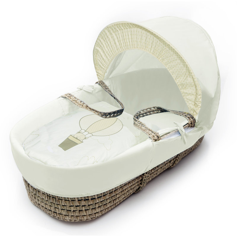 Moses Basket with Bedding with Mattress