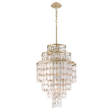 Dolce 12 - Light Unique Tiered Chandelier with Crystal Accents
