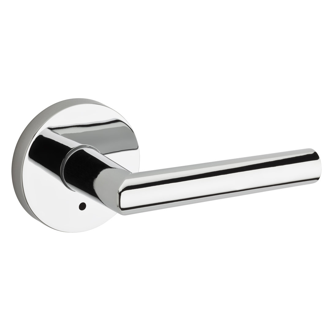 Milan Privacy Door Lever with Round Rosette Kwikset