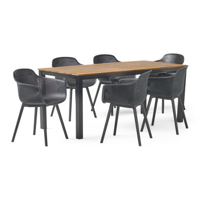 Ensemble de salle à manger rectangulaire pour 6 personnes 70,75 po