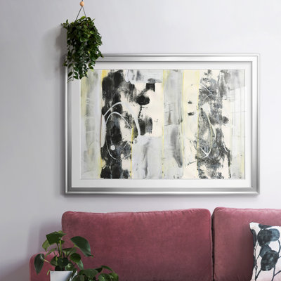 «Tall», impression encadrée avec verre biseauté mat et verre