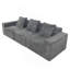 Canapé modulaire convertible 3 places Modern-744725086