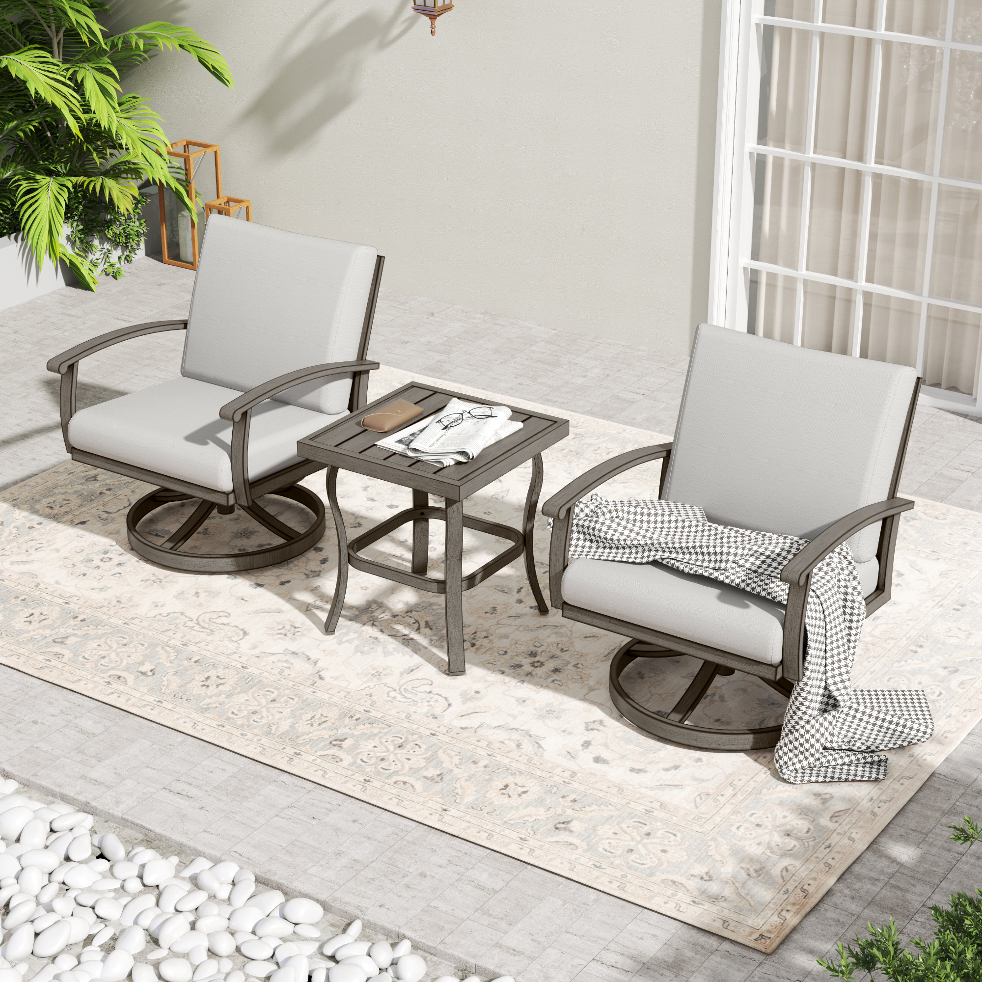 Leigh 2 - Person Patio Conversation Set