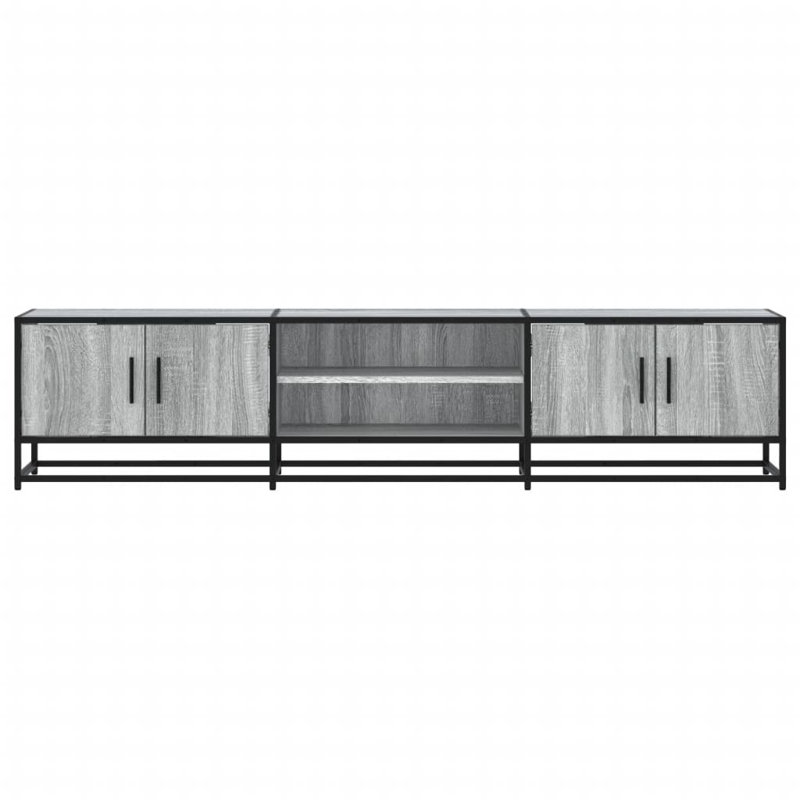 Amahni TV stand made of wood, 35 x 41cm, 180cm, Grey Sonoma