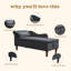  Chaise longue rembourrée en velours avec accoudoirs roulés-579390369