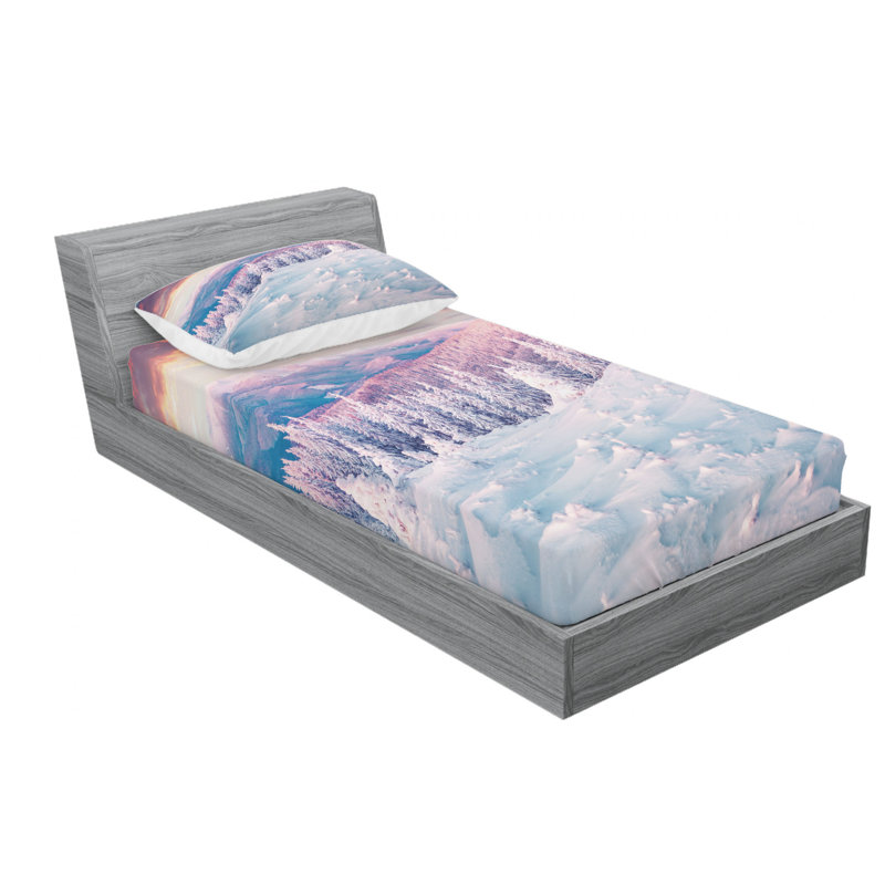 Microfiber Sheet Set, Twin XL Sheet Set with Fitted Sheet