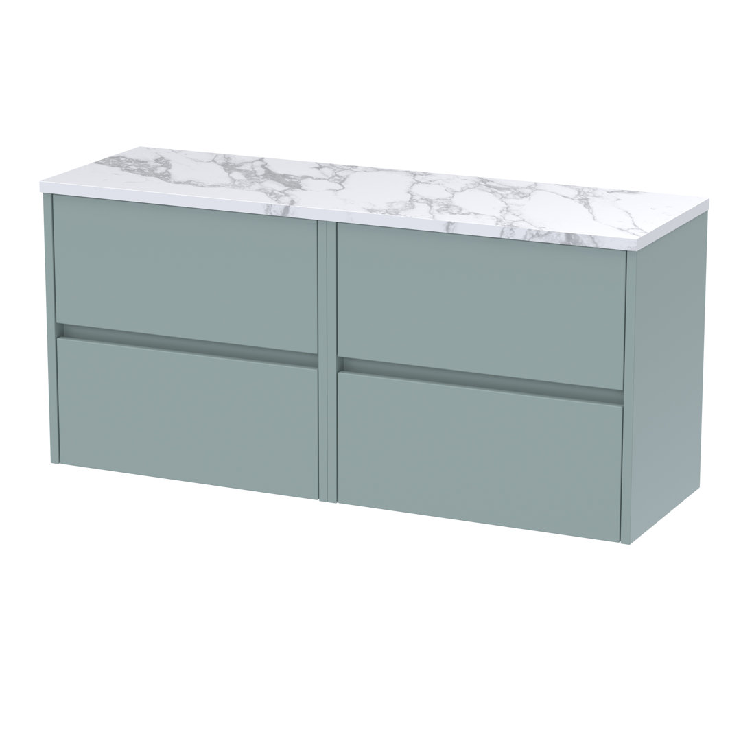 Havana 120.5cm Double Bathroom Vanity Base Only