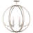 6 - Light Dimmable Globe Chandelier-1054373263